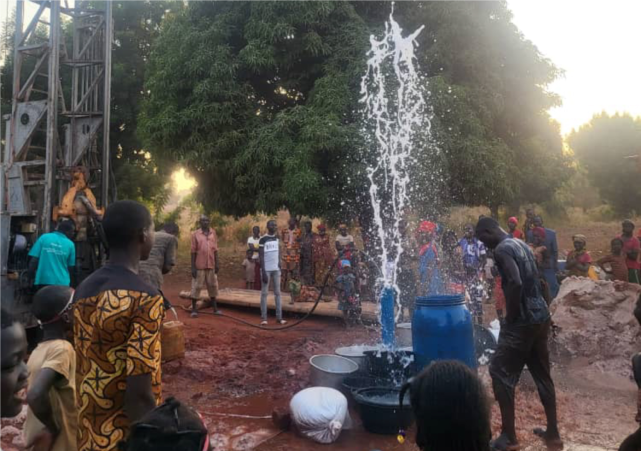 Réalisation de forage d'eau