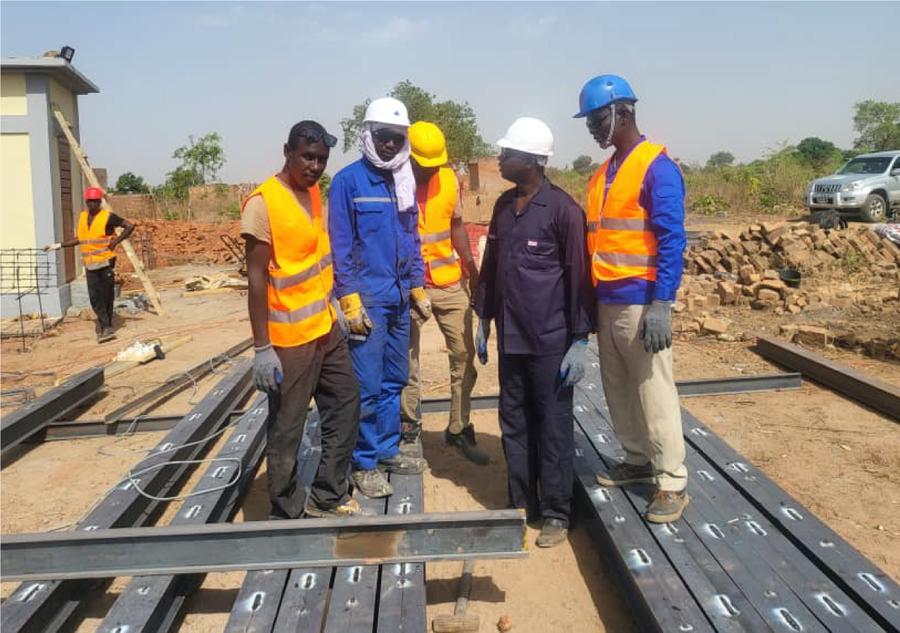 Chantier de Construction de Chateau métallique, Projet PAEPA SU MR